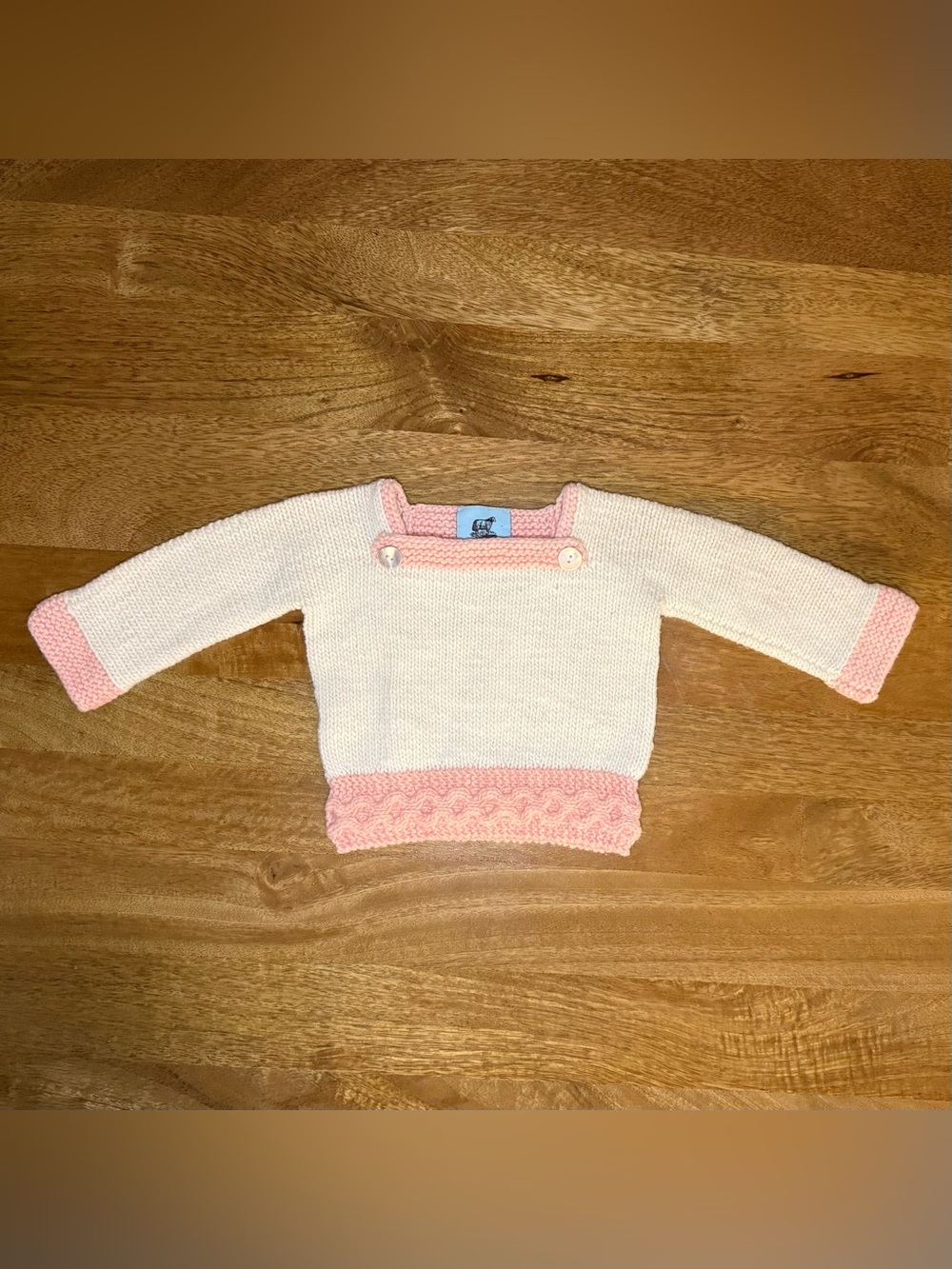 Gum Tree Farm Baby Pullover Sweater Merino Wool